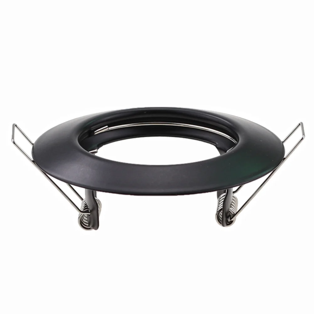 Rodada embutida LED luminária de teto, Downlight Frame, montagem simples, teto Spot Lights Habitação, MR16, 6pcs