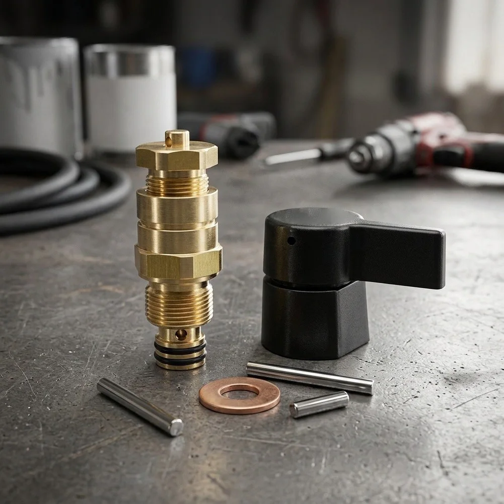 Brass Pressure Relief Valve for 440540640740 Sprayers Designed to Protect Equipment During High Pressure Operation