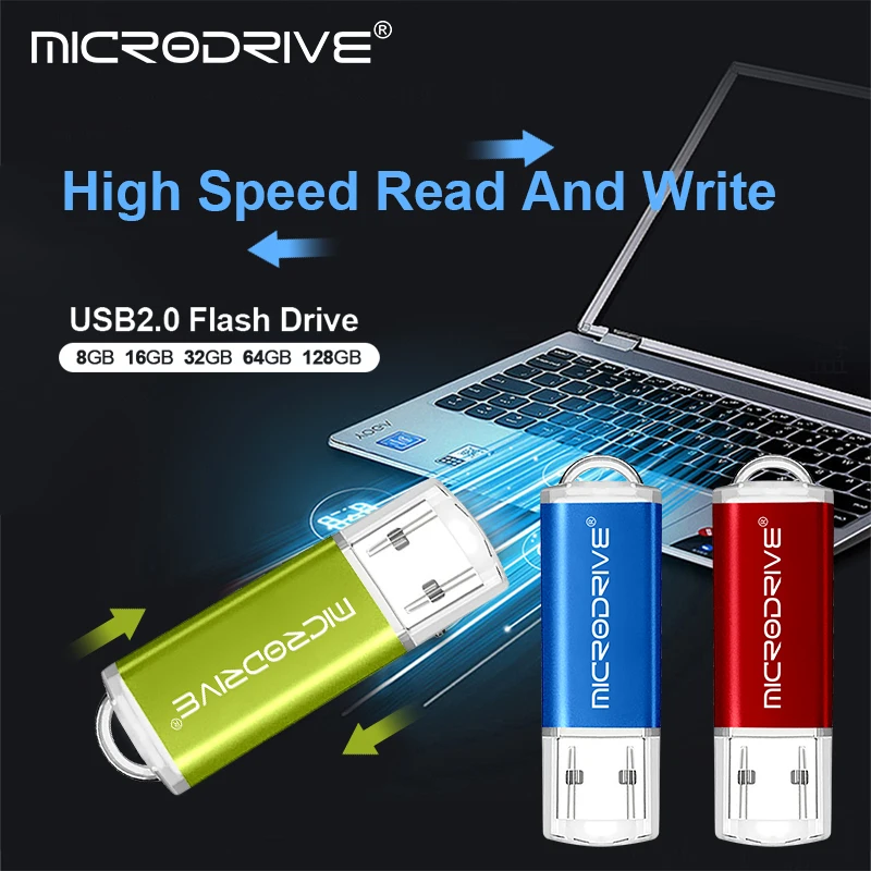 금속 플래시 드라이브, USB 스틱, U 디스크 2.0, 128GB, 64GB, 32GB, 16GB, 8GB, 4GB 메모리 플래시 드라이브