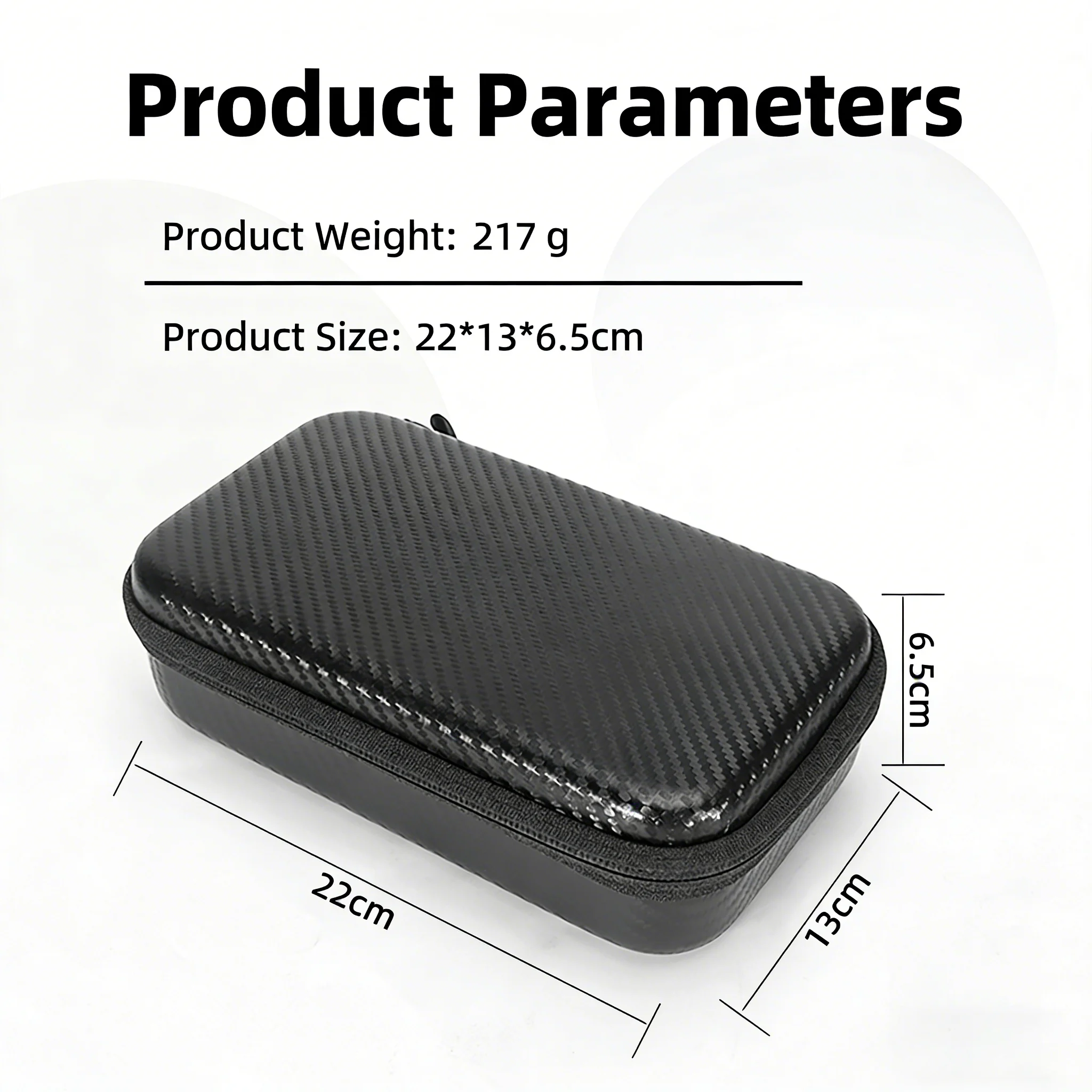 Storage Bag For DJI Osmo Nano Carbon Fiber Camera Storage Organizer Hard Carrying Case Shockproof Waterproof Carabiner Compact view 5
