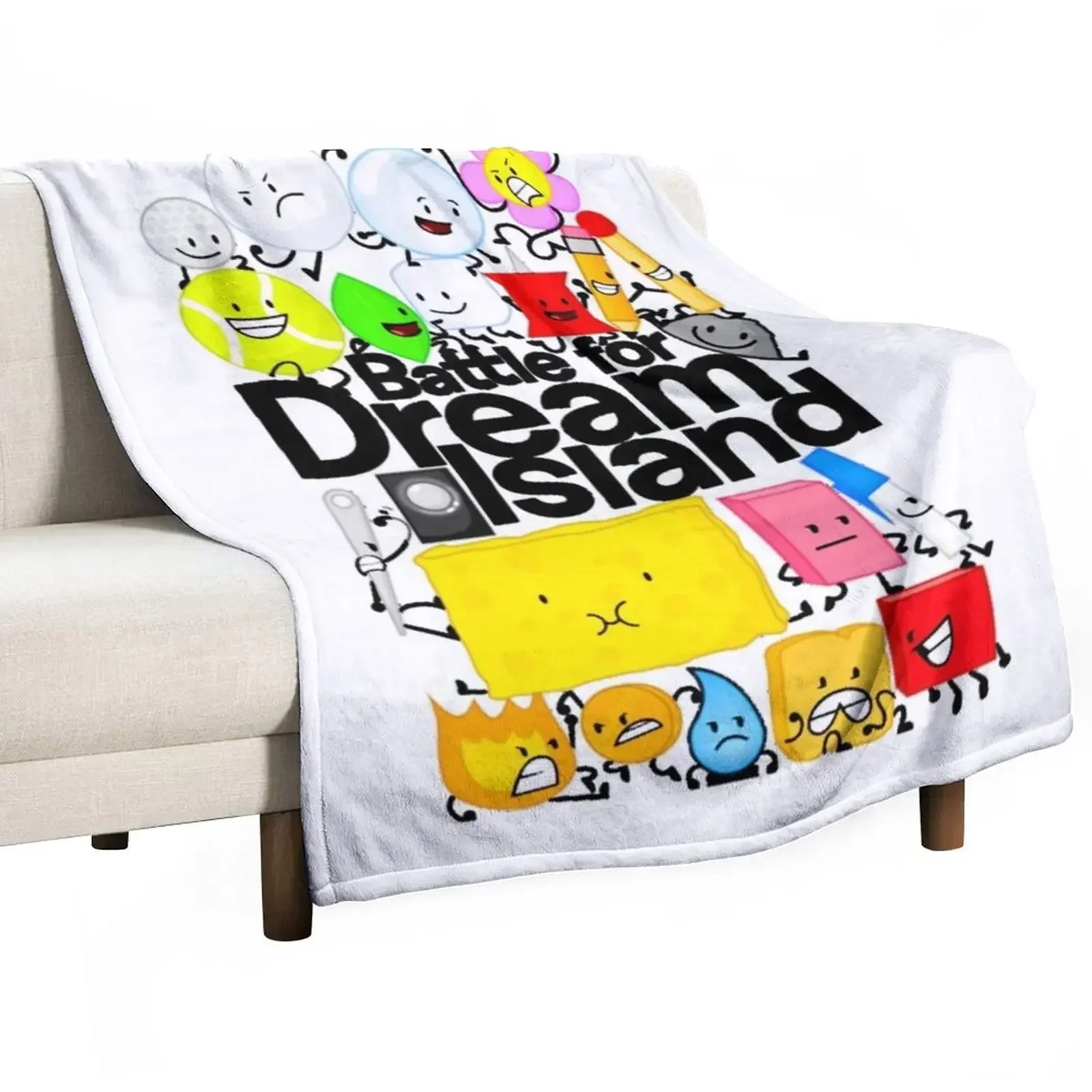 Battle for dream island Throw Blanket Nap Personalized Gift Blankets