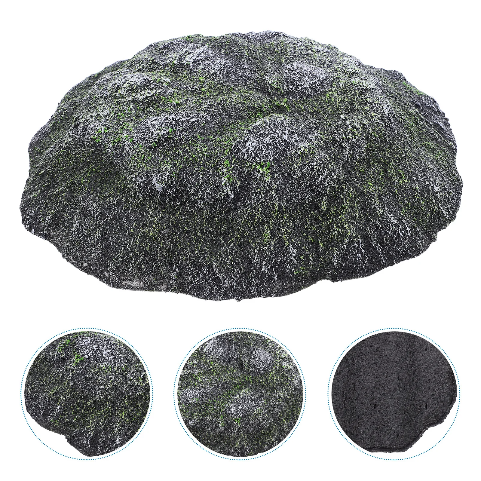 

Turtle Basking Dock Floating Ramp Reptile Resting Terrace Stone Resin Crafted Low Maintenance Cleaning Reptile Basking Rock