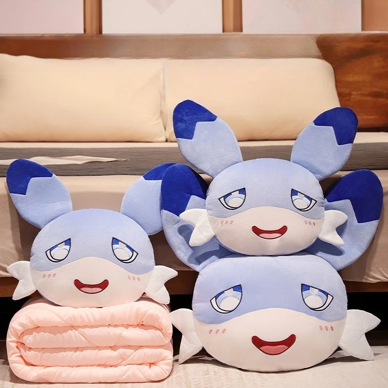 

Palworld Plush Toy Anime Chillet Cushion Stuffed Doll Air Conditioning Blanket Fordable Plushie Blanket Christmas Gift