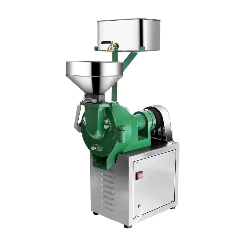 

Commercial heavy-duty electric grain grinder, adjustable thickness of wet and dry corn and soybeans, motor as the core component