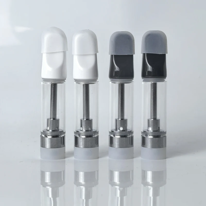 

10-50piece 510 Threaded CC-ell Cartridge 2ml Big Capacity Carts Atomizer Ceramice Coil Wood Mouthpiece For 510 Vape Pen Battery