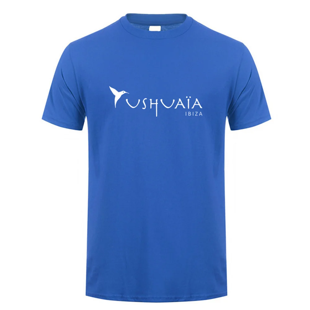 Ushuaia Ibiza Tshirt for Men Summer Unisex Short Sleeve Cotton Ushuaia Party T Shirt Gifts Man Tops LH-562