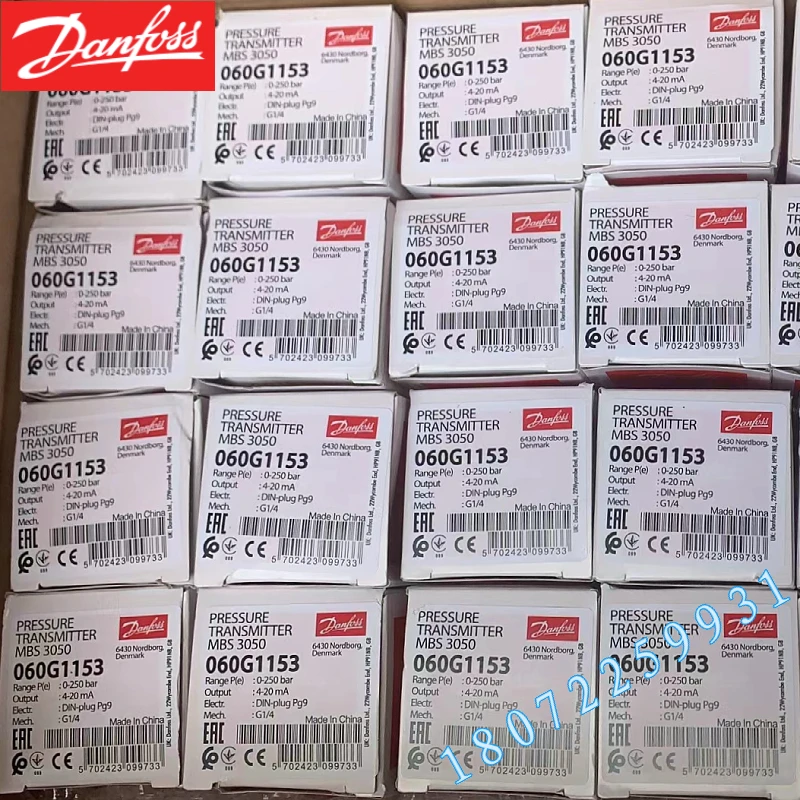 Danfoss Pressure Sensor MBS 3050-3411-A6GB04-2 060G3658 Genuine DANFOSS