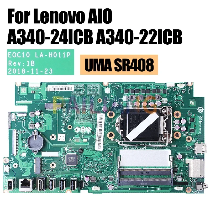 For Lenovo AIO A340-24ICB A340-22 Mainboard 11S01LM716ZZZ 71NH0138045  LA-H011P UMA DIS All-in-one Motherboard Full Tested