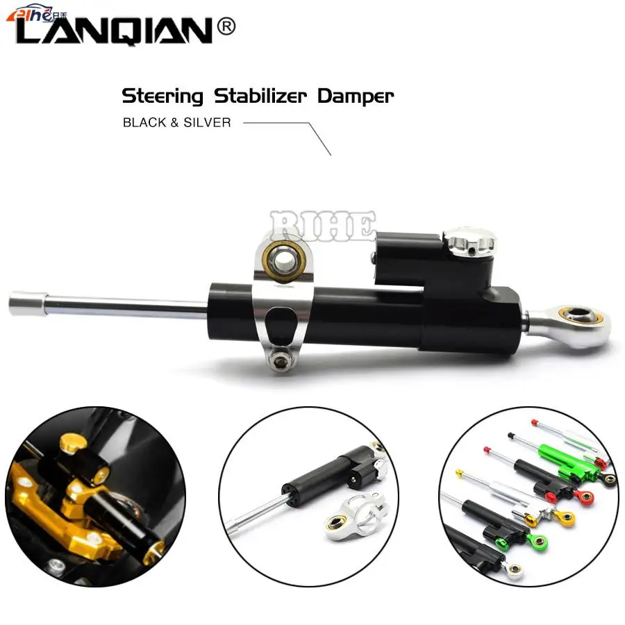 

Universal Motorcycle CNC Damper Steering Stabilizer Linear Reversed Safety Control for yamaha fz6 r6 fz1 r1 ybr 125 r25 xj6 r25