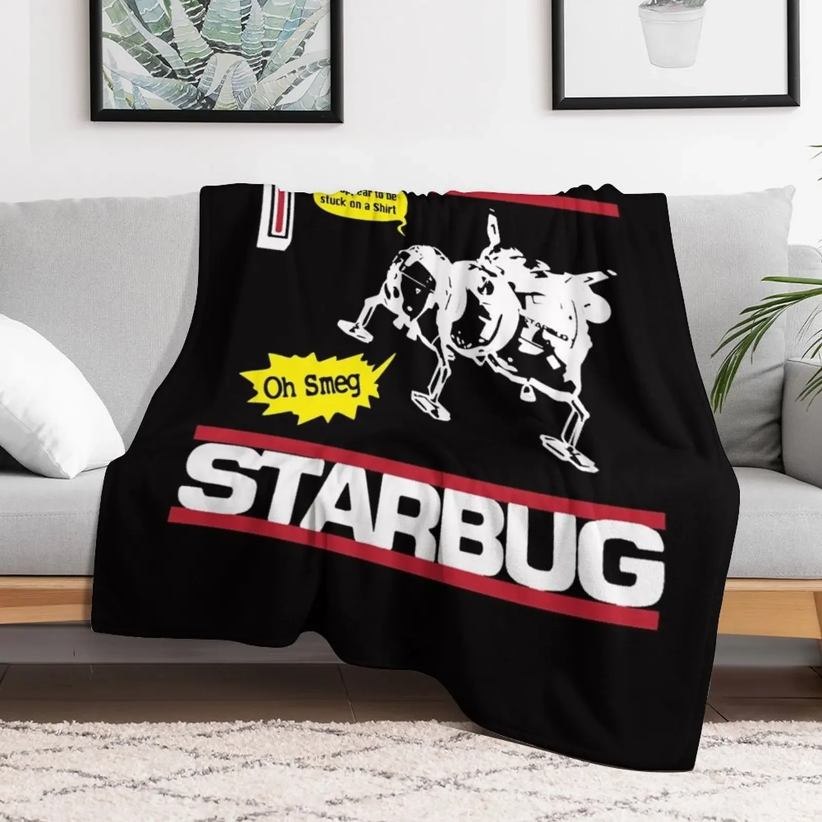 Red Dwarf Starbug 1 Throw Blanket Winter beds Luxury Blankets