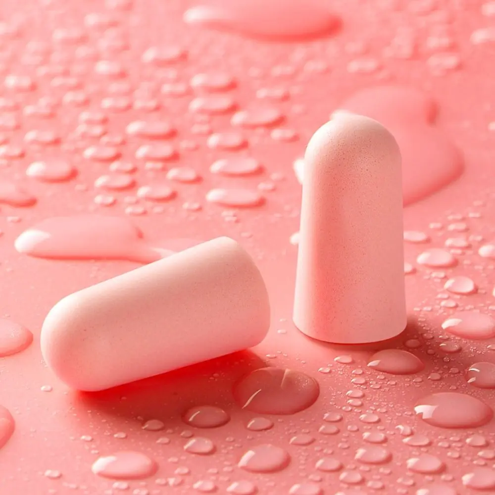 10/24/60/120PCS Slow Rebound Anti-noise Ear Plugs Soft Polyurethane Foam Noise Reduction Earplugs Sleeping Study