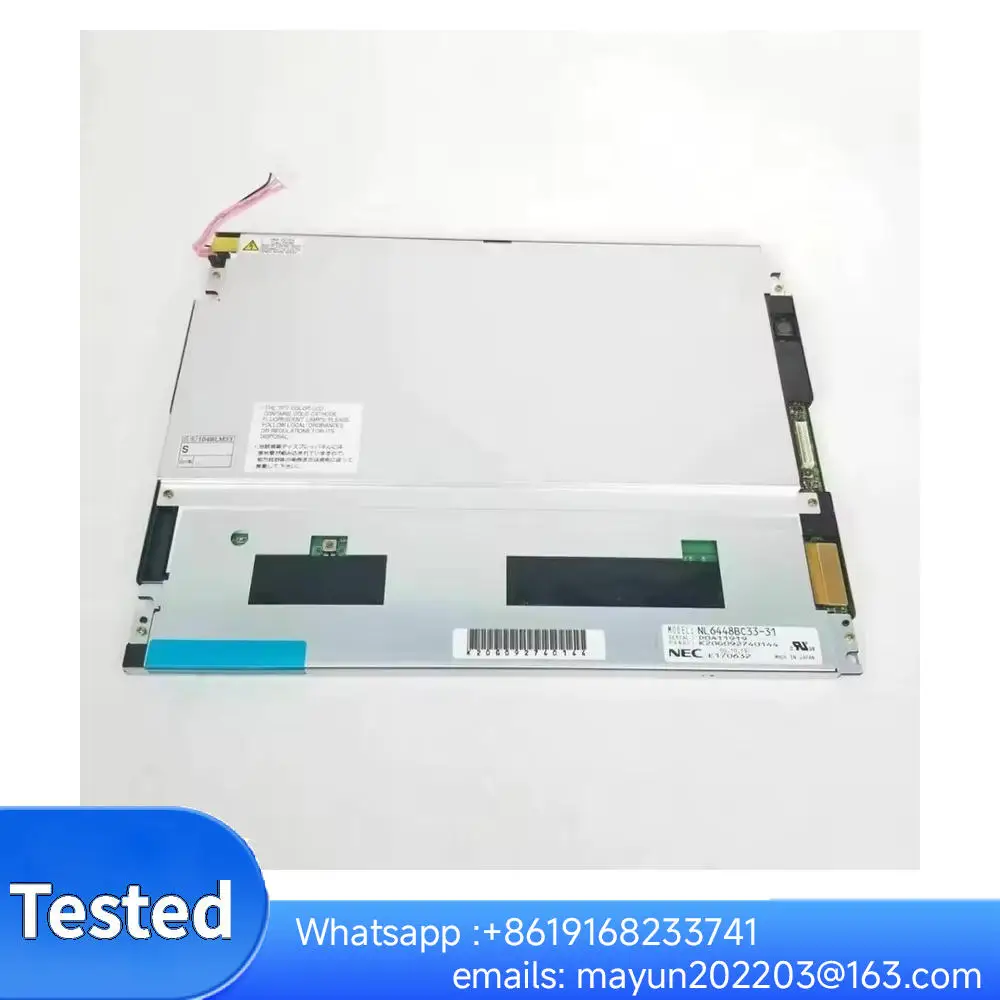 

NL6448BC33-31, NL6448BC33-31D, NL6448BC33-97D, NL6448BC33-21, Original NEC 10.4-inch 640x480 VGA Industrial LCD Display Module.