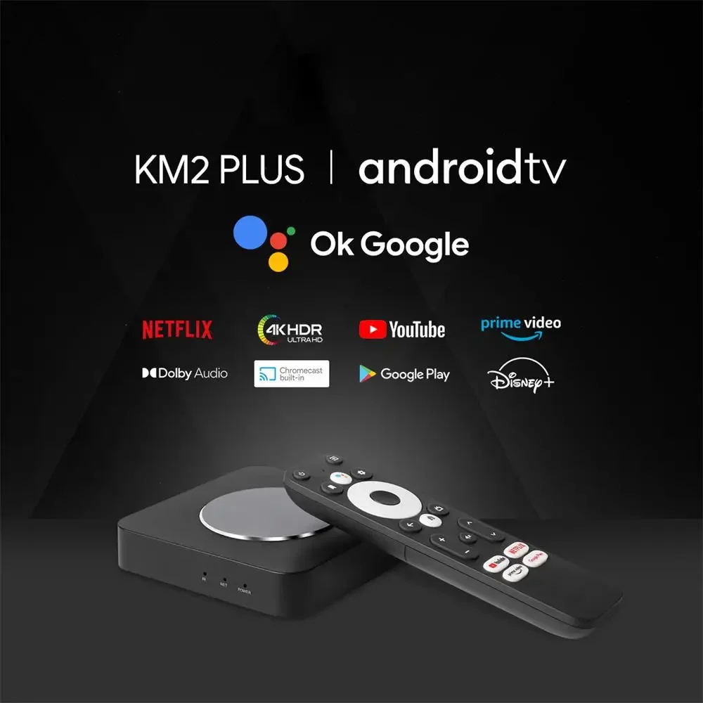 KM2 Plus ATV Box Certified Amlogic S905X4 Quad Core Wifi 5g Smart Android 11 TV Box