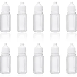 10PCS 3ML/5ML/10ML/15ML/20ML/30ML/50ML Eyes Liquid Dropper Refillable Bottles Empty Plastic Squeezable Paint DIY Containers