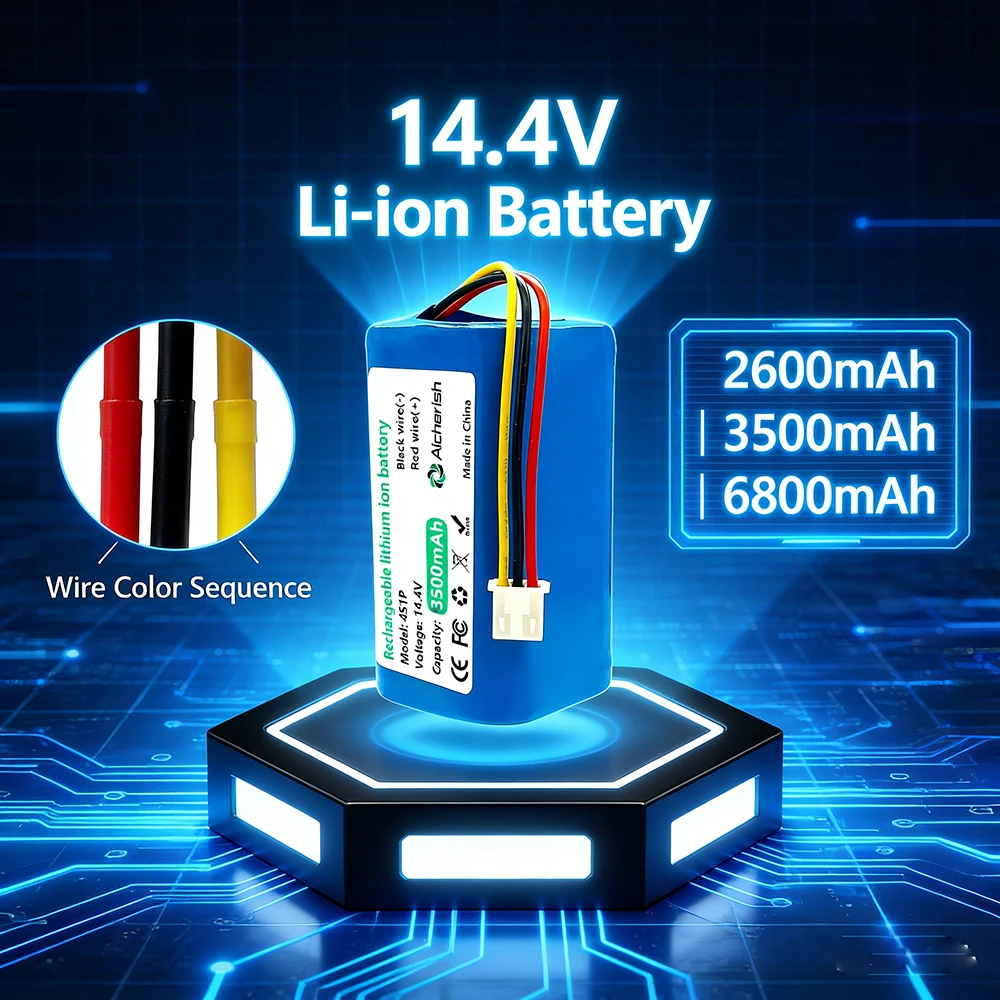 

14.4V 3500mAh for Accessories of LIECTROUX C30B E30 Robotic vacuum cleaner for Robot Vacuum Cleaner Replace Li-ion battery