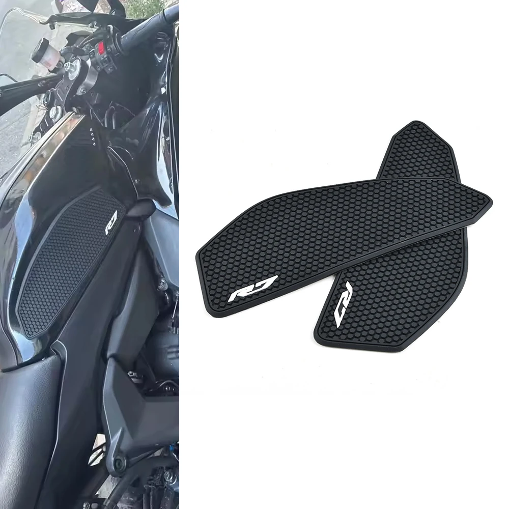 

Накладки на бак для мотоцикла 2025: Защитные наклейки-протекторы для коленей, нескользящие, для YZF R7 YZFR7 YZF-R7 2021 2022 2023 2024