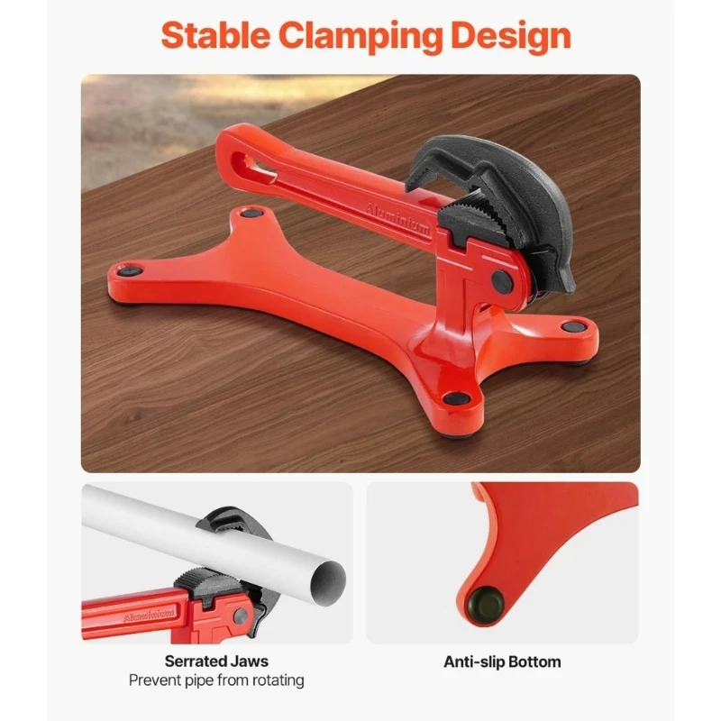 Premium Aluminum Pipe Device With Firm Hold Feature For Quick Pipe Work And Adjustments 37JD