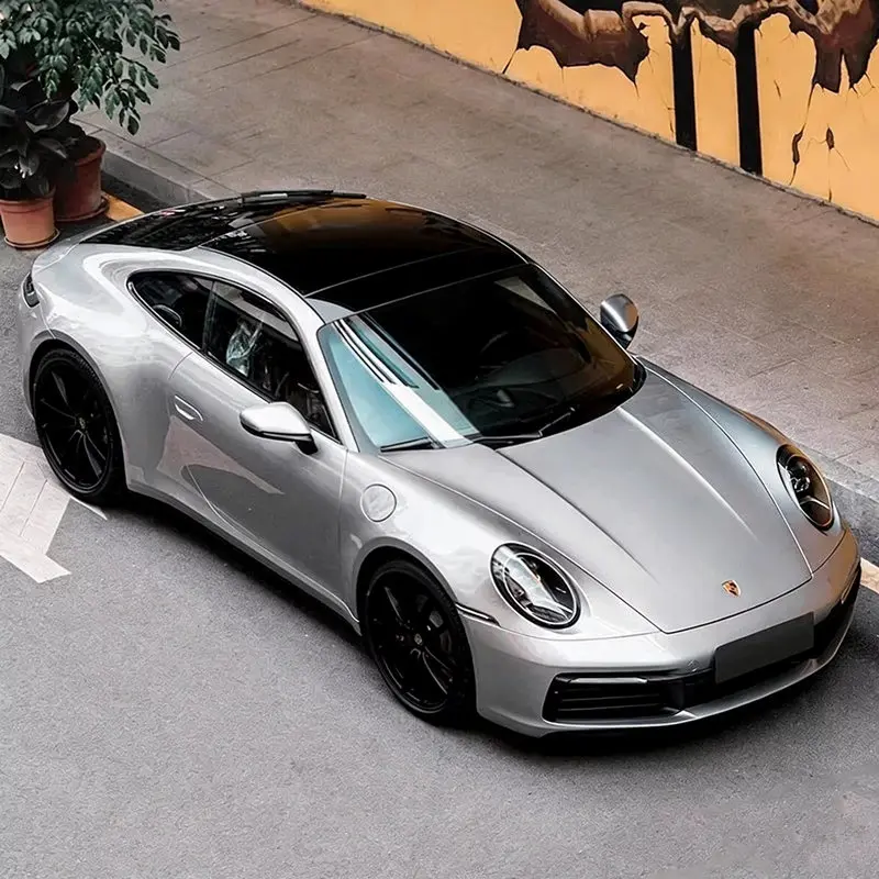 

1:24 Porsche 911 992 Turbo S Coupe Alloy Sports Car Model Diecast Metal Track Racing Vehicle Car Model Sound Light Kids Toy Gift