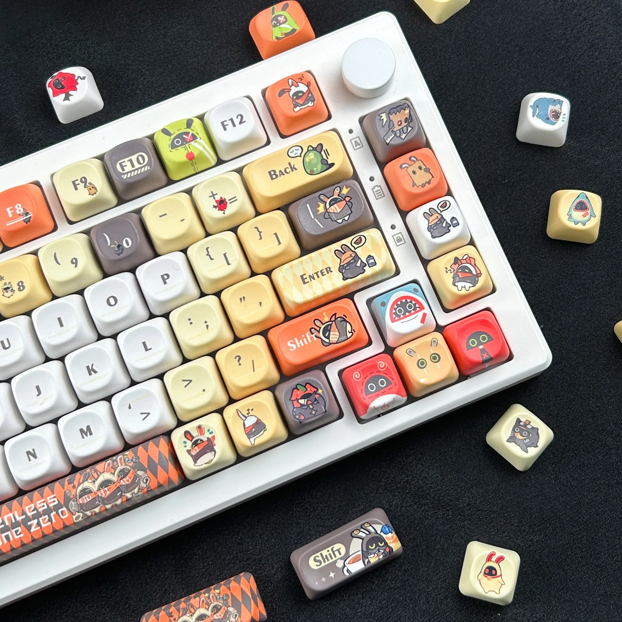

MAIMOOO Original Bangboo Keycaps MOA Cartoon Cute ZZZ Anime Game Keyboard Caps PBT Custom Zenless Zone Zero Mechanical Keycap