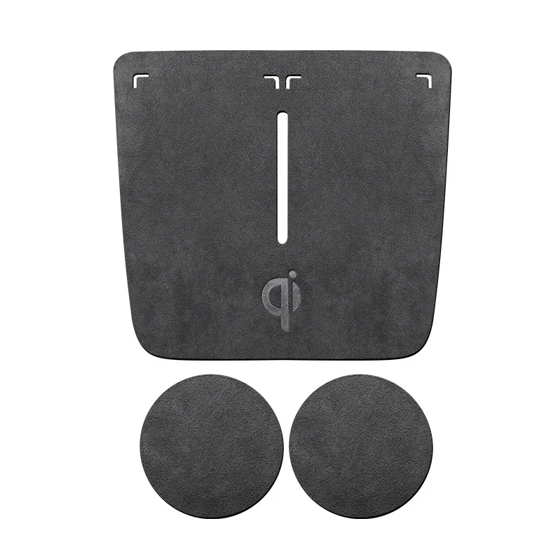 Suitable For BYD SEAL 2022 Suede Leather Water Cup Center Console Groove Mat