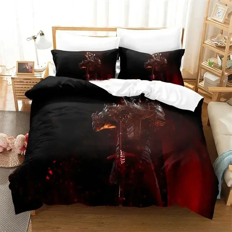 

Baldurs Gate 3 Game 3D NEW Duvet Cover Pillowcase Bedding Set Adult Boy Girl Bedroom Decoration Children Single Double Large