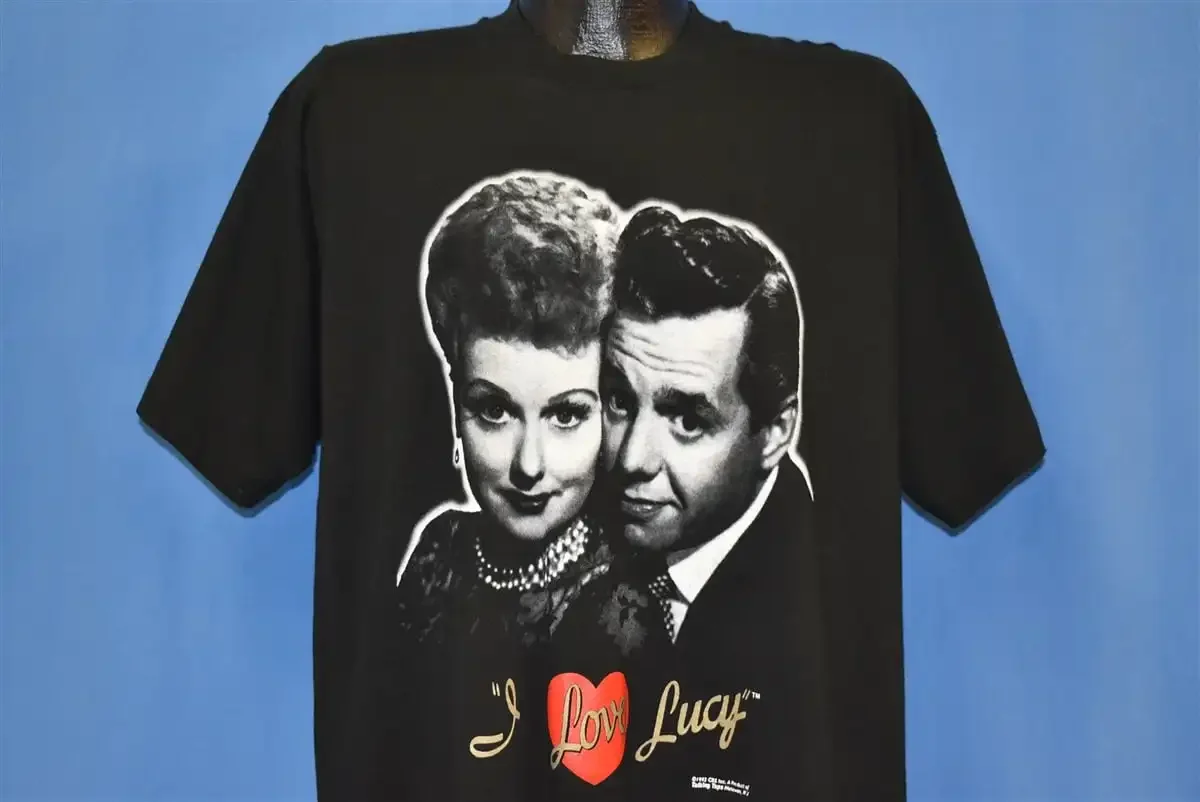 90s I Love Lucy TV Show Promo Ricky Ricardo CBS 1992 Talking T-shirt