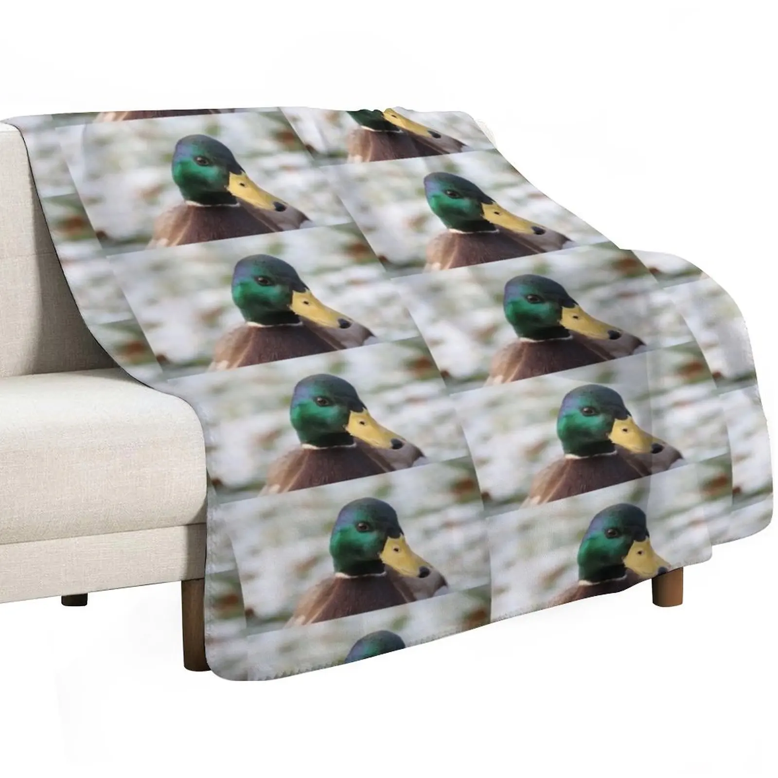 Duck watching you Throw Blanket Comforter Stuffeds Travel Retros Decorative Throw wednesday Blankets