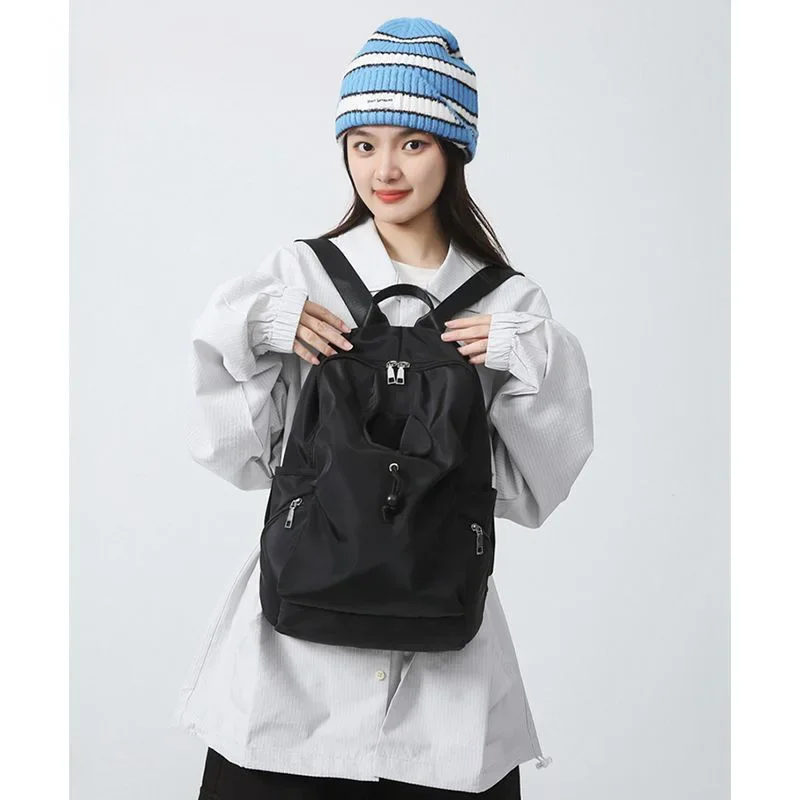 

Y2k All Match Casual Women Schoolbags Vintage Trendy Chic Korean Travel Bags New Streetwear Preppy Simple Backpacks for Students