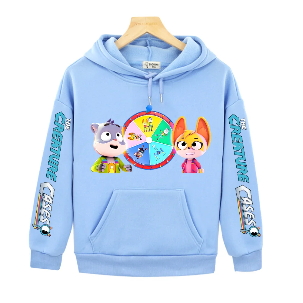 The Creature Cases Mystery Wheel of Clues Kids Cartoon Hoodie Fall New Fun Pullovers Fashion Boys Girls Sweatshirts Trends Hoody