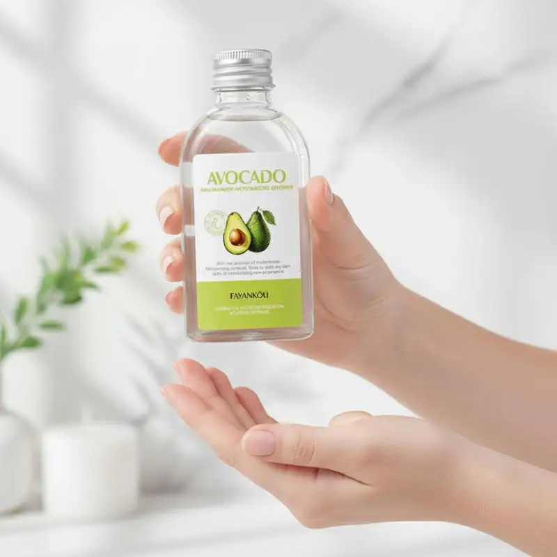 Solución Humectante con Glicerina, Aguacate y Niacinamida 120ml, Suaviza las Zonas Ásperas, Uso Diurno y Nocturno, Gran Venta