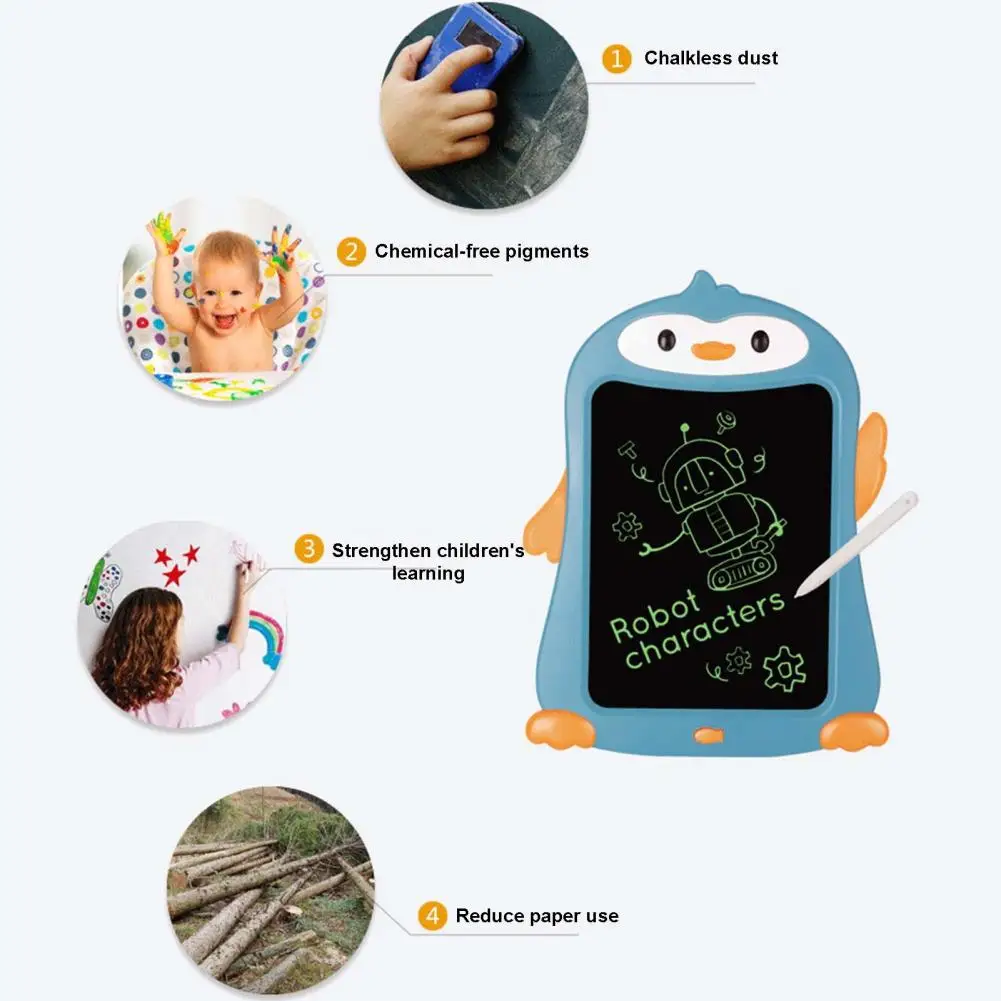 Writing Pad  Lightweight Ink-free Portable  LCD Writing Tablet Board Home Accessory