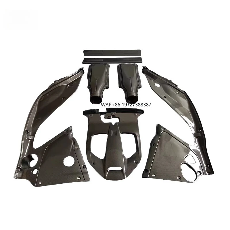 Auto Part Dry Carbon Engine Cover For 812 Engine Interior Parts Superfast Perfect Fitment