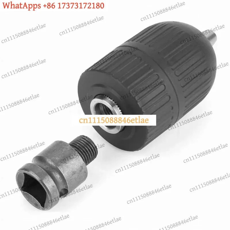 k03 1/2-20UNF Keyless Drill Chuck 2-13mm Capacity Adapter, 1/2 Inch Conversion Clamp for Wrenches, Power Tool Accessories