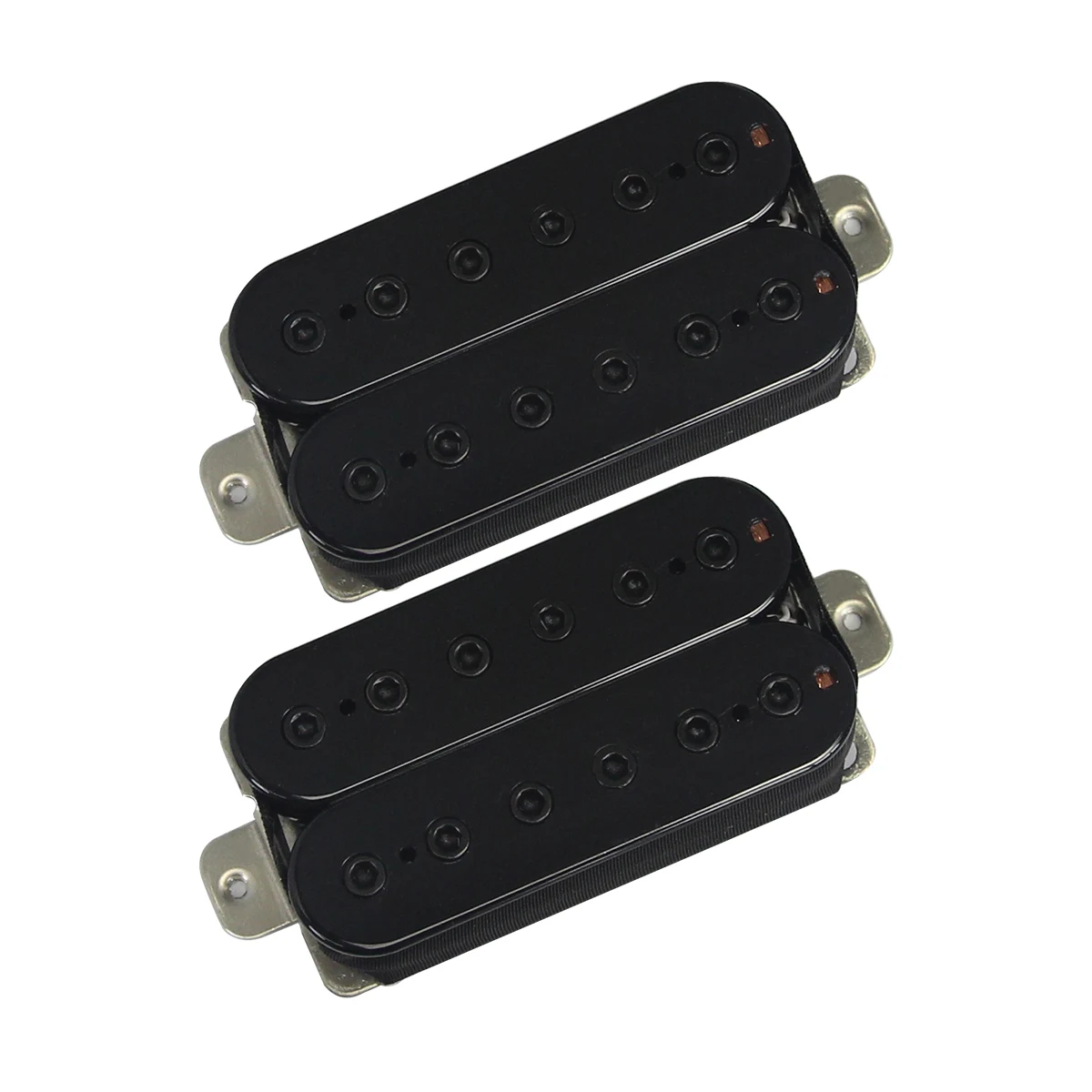 FLEOR 3PCS Ceramic Magnet HSH Guitar Humbucker Pickups & Dual Rails Pickup for Electric Guitar