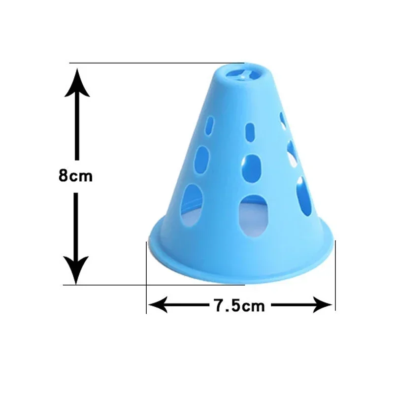 10/20 pcs Plastic Marking Training Road Cone Traffic Control Solution For Soccer Training And Stadium pink