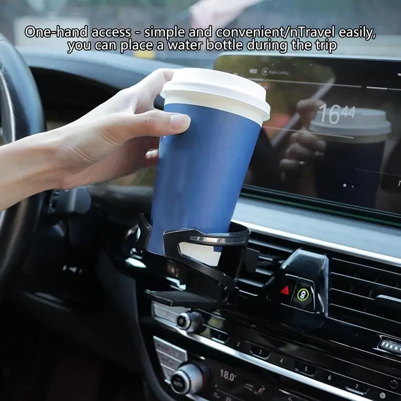 Car Air Vent Cup Holder Car Drink bottle Holder Adjustable Multifunctional Car Outlet Air Vent bottle Mount With Clips