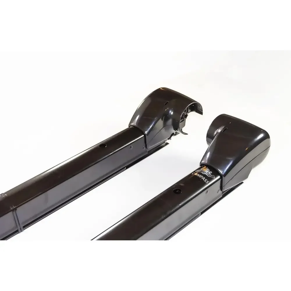 12V Electric Motorized RV Awning Arm Set - Automatic, Self-Leveling, Durable with Motor Included (Black)