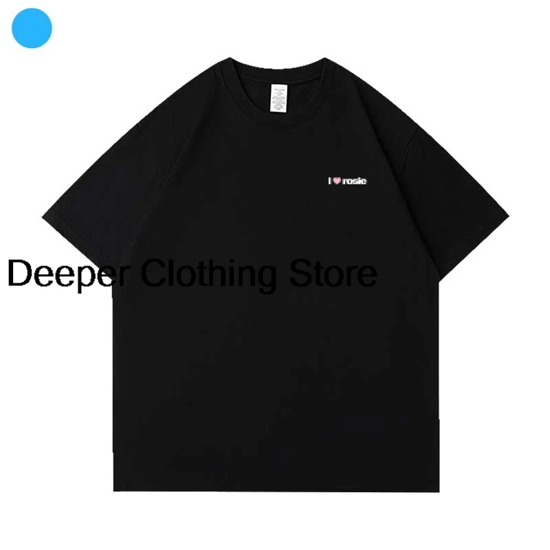 روز تي شيرت أنا أحب روزي رسالة طباعة المشجعين تي شيرت Kpop ROSÉ نفس الملابس الجديدة النساء المحاصيل القمم الرجال القطن قصير الأكمام المحملة القمم