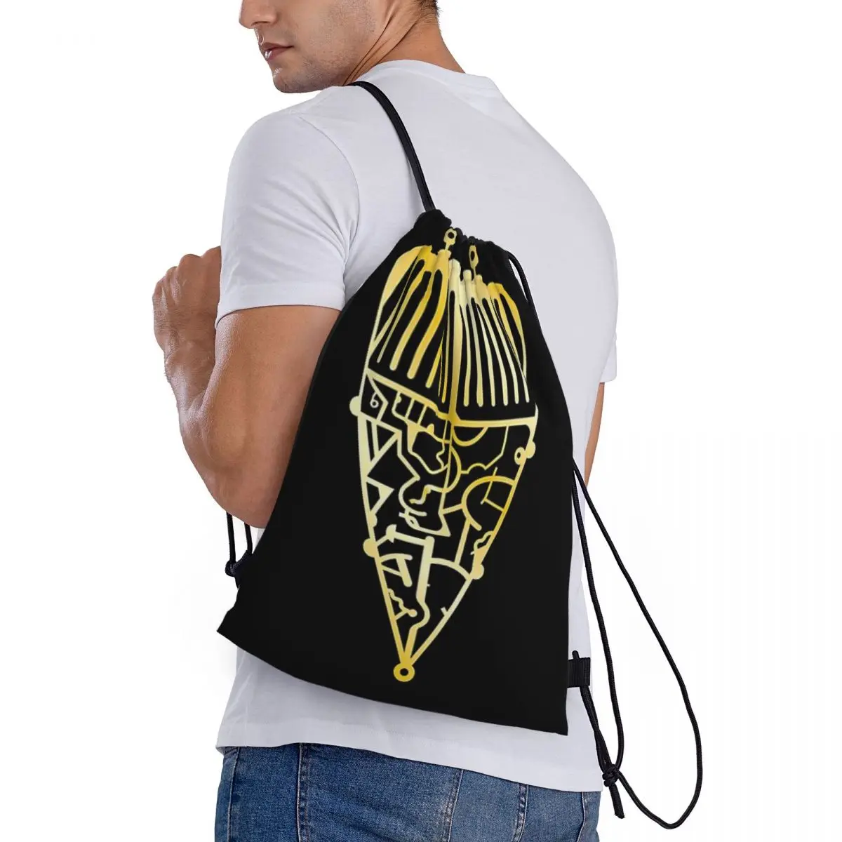 Mochila impermeable con cordón para deportes de natación, organizador de trípodes con nombre personalizado, bolsa de almacenamiento para gimnasio, playa al aire libre