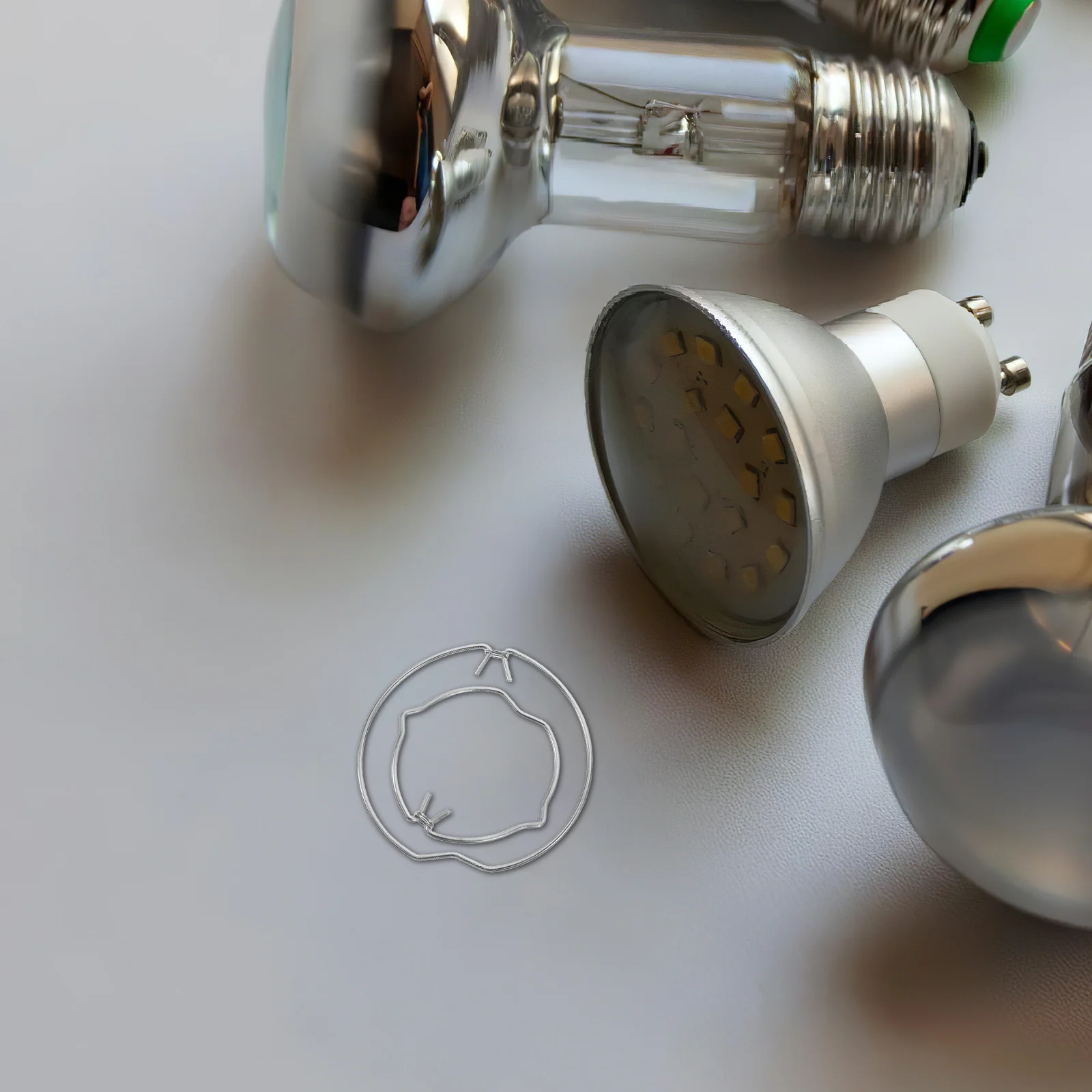 

12Pcs Universal Recessed Lighting Spring Clips Heavy Duty Steel Fasteners for Lamp Holder Mounting Stable Fit in Home Office