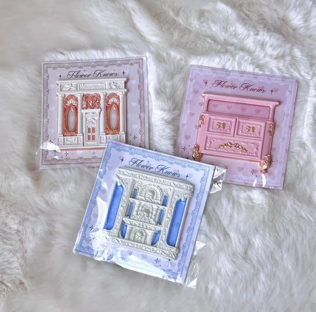 

Flower Knows Fridge Magnets Limited Edition Shell's Pearl Strawberry Cupid Midsummer Butterfly Cloud Collections