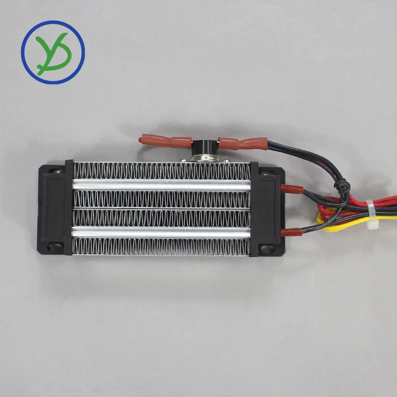 72V 500W Insulated PTC Ceramic Air Heater with Normally Closed Thermostat Protector 96A2 140*50.5*26mm