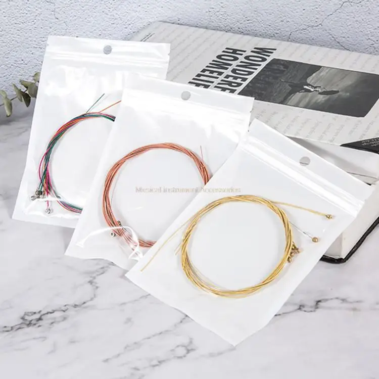 Folk Acoustic Guitar Strings Nylon Silver/Copper Alloy Strings Individually Packaged String Guitar Accessories Wholesale