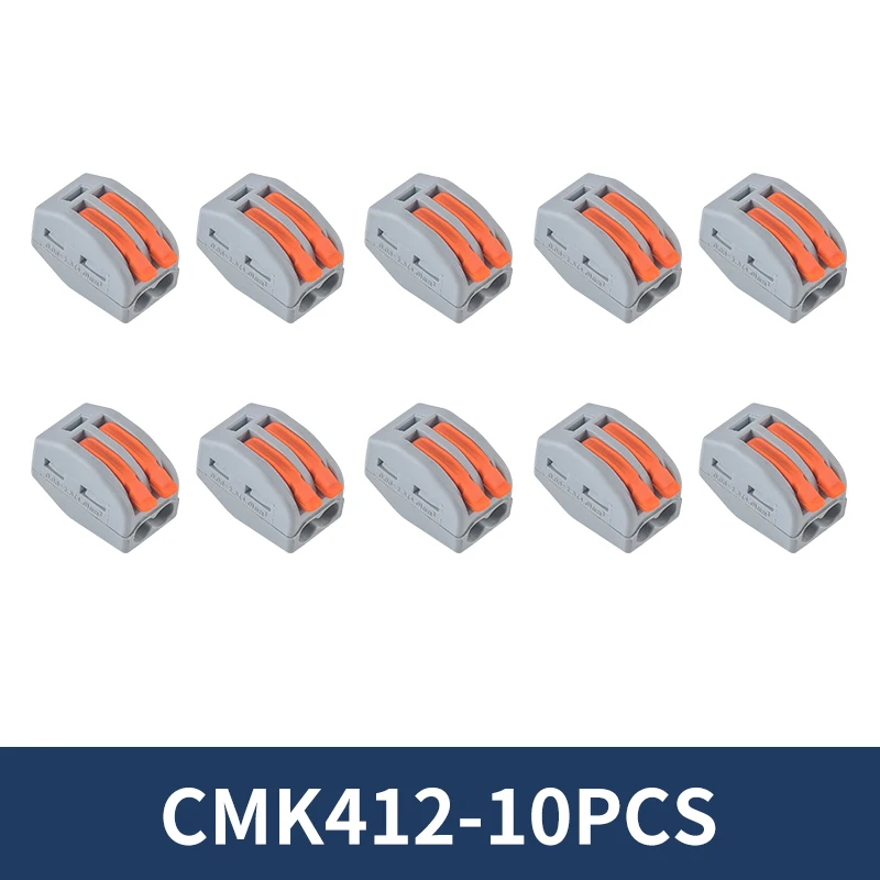 10/20 stuks Quick Push-in hendel draadconnector splitsen compacte terminal 2 3 4 5 poorten snelle en stabiele verbinding eenvoudige installatie