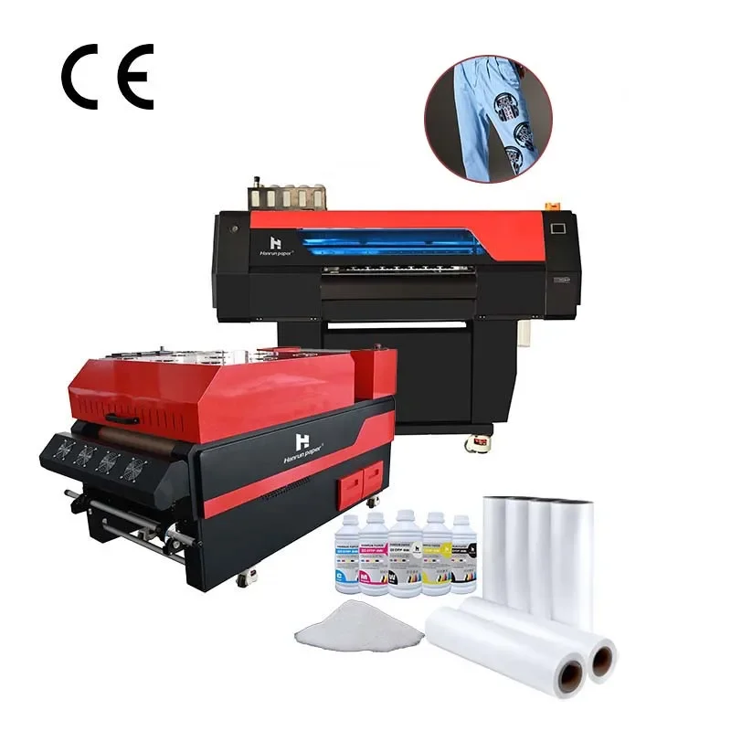 newest inkjet dtf printer 60cm machine heat transfer with automatic dtf shaker