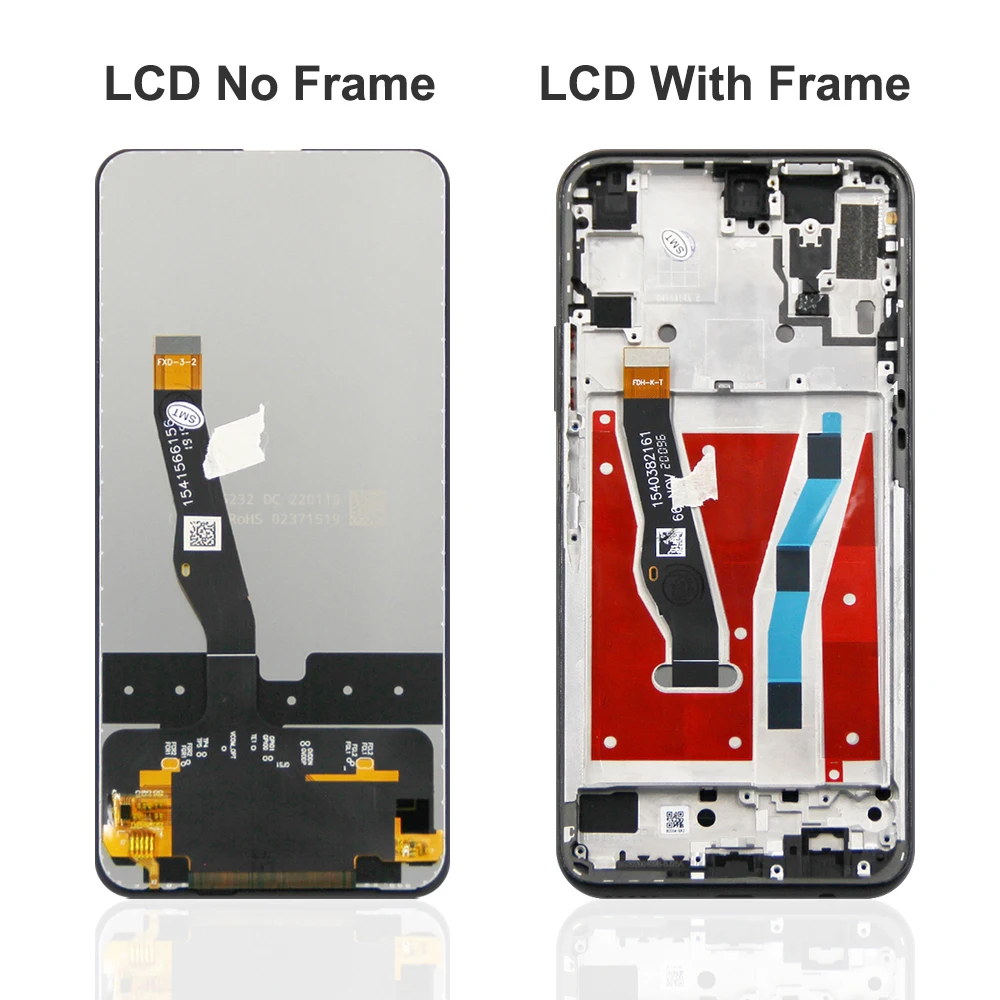 For HUAWEI Y9S 6.59\'\'For  P Smart Pro 2019 STK-L21 LX3 L22 LCD Display Touch Screen Digitizer Assembly Replacement