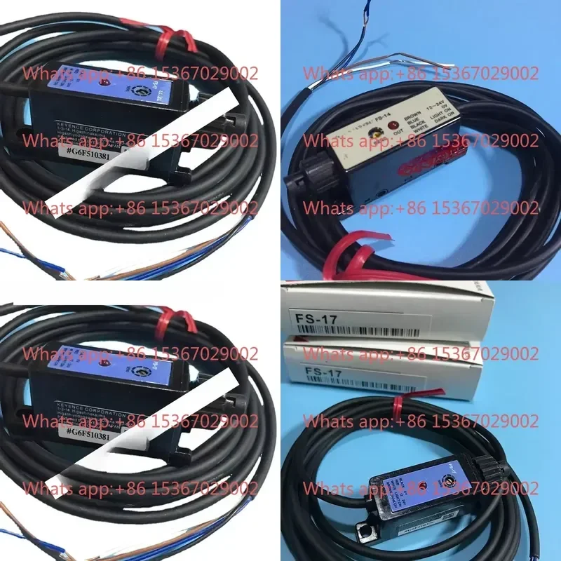Used Fiber Optical Amplifier Sensor FS-10 FS-14 FS-15 FS-17 Second Hand Industrial Automation Photoelectric Switch