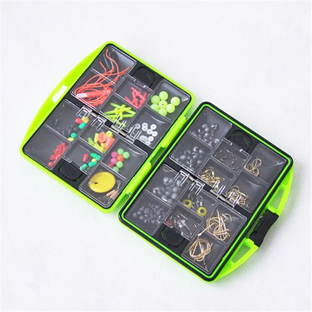 New Arrival Rock Fishing Accessories Box Surf Casting fishing tackle box Swivel Jig Hooks fishing tools set