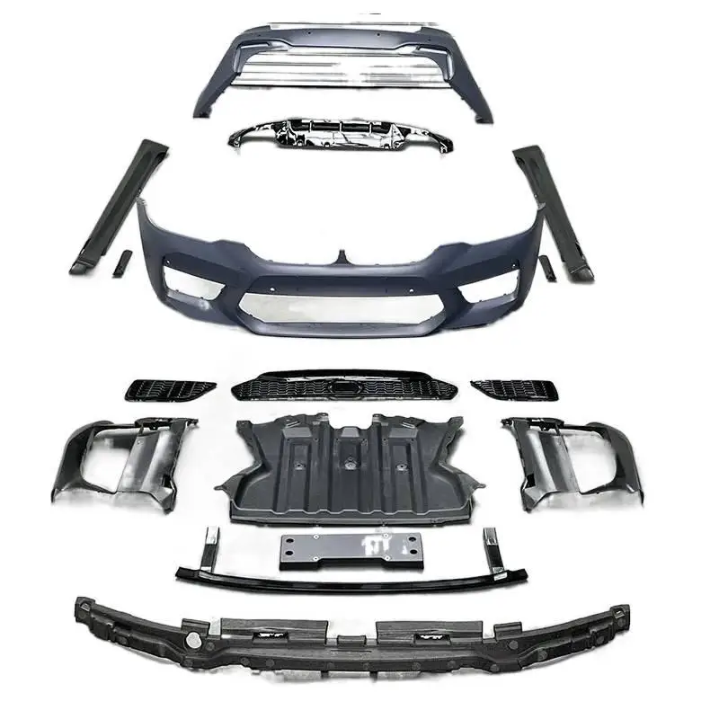 

18-20 G30/g38 Body Kits Upgraded F90 M5 Style PP Material Front Bumper Rear Bumper Side Skirts Body Kit for