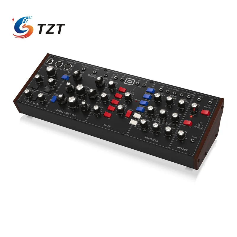 TZT Model-D Original Analog Synthesizer with 3 VCOs Ladder Filter LFO & Eurorack Format for Behringer